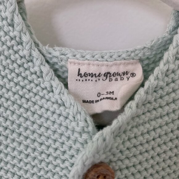 Baby Sweater Bundle 0-3M - Blue & Green - Picture 4 of 11